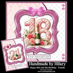 Happy 18th and 21st Birthday Female