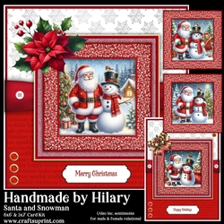 Santa and Snowman