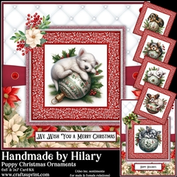 Puppy Christmas Ornaments