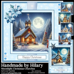 Moonlight Christmas Churches