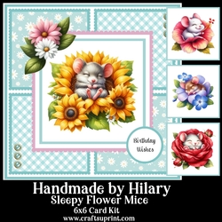 Sleepy Flower Mice