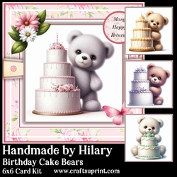 Birthday Cake Bears