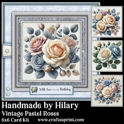 Vintage Pastel Roses