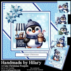 A Cute Christmas Penguin
