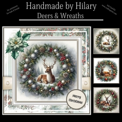 Deers and Wreaths