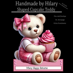 Shaped Cupcake Teddy