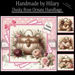 Dusky Rose Ornate Handbags