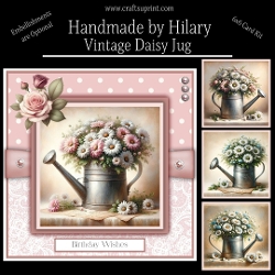 Vintage Daisy Jug