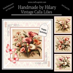 Vintage Calla Lilies