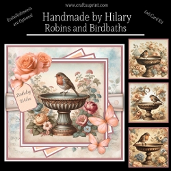 Robins and Birdbaths