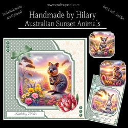 Australian Sunset Animals