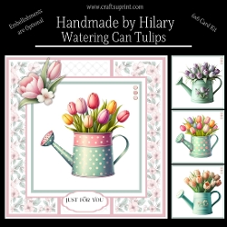 Watering Can Tulips