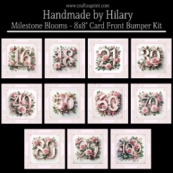 Milestone Blooms 8x8 Card Front Bumper Kit - REQUESTED