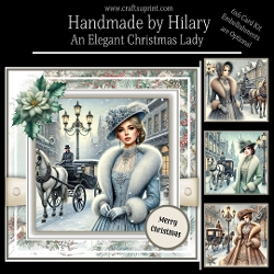 An Elegant Christmas Lady