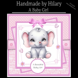 A Baby Girl - Request (7x7 inch card kit)