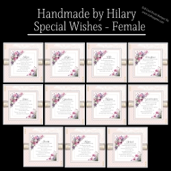 Special Wishes Female - 8x8 Card Front Bumper Kit