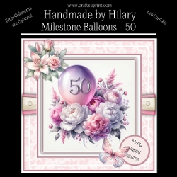 Milestone Balloons 50