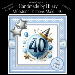 Milestone Balloons Male 40