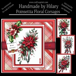 Poinsettia Floral Corsages
