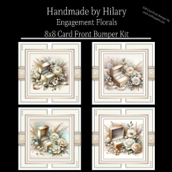 Engagement Florals - 8x8 Card Front Bumper Kit