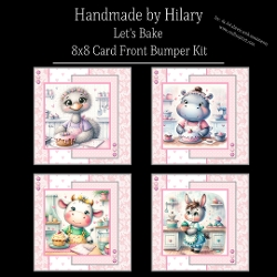 Lets Bake - 8x8 Card Front Bumper Kit