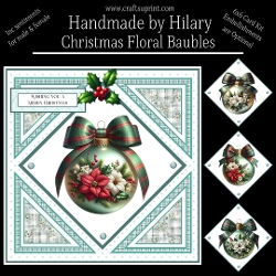 Christmas Floral Baubles