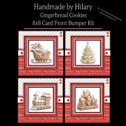 Gingerbread Cookies - 8x8 Card Front Bumper Kit