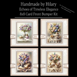 Echoes of Timeless Elegance - 8x8 Card Fronts