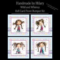 Wild and Whimsy - 8x8 Card Fronts