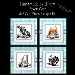 Sports Gear - 8x8 Card Fronts