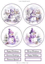 Jolly Snowmen - Mini Makes
