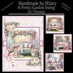 A Pretty Garden Swing - 5x7 Version