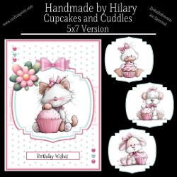 Cupcakes and Cuddles - 5x7 Version