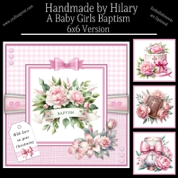 A Baby Girls Baptism - 6x6 Version