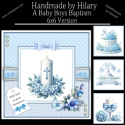 A Baby Boys Baptism - 6x6 Version