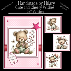 Cute and Cheery Wishes - 5x7 Version