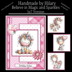 Believe in Magic and Sparkles - 5x7 Version