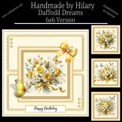 Daffodil Dreams - 6x6 Version