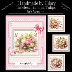 Timeless Tranquil Tulips - 5x7 Version