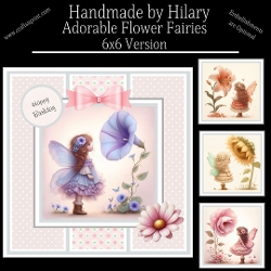 Adorable Flower Fairies - 6x6 Version