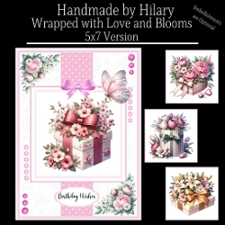 Wrapped with Love and Blooms - 5x7 Version