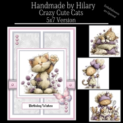 Crazy Cute Cats - 5x7 Version