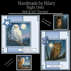 Night Owls - 6x6 and 5x7 Version