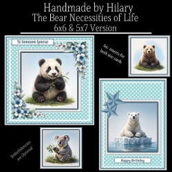 The Bear Necessities of Life - 6x6 and 5x7 Version