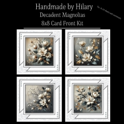 Decadent Magnolias - 8x8 Card Fronts