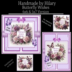 Butterfly Wishes - 6x6 and 5x7 Version