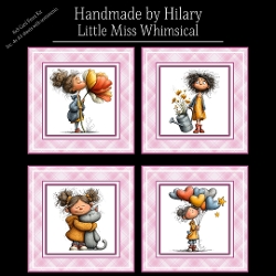 Little Miss Whimsical - 8x8 Card Fronts