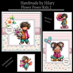 Flower Power Kids 2 - 6x6 and 5x7 Version