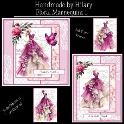 Floral Mannequins 1 - 6x6 and 5x7 Version