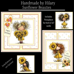 Sunflower Beauties - 6x6 and 5x7